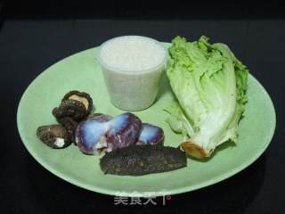 Sea Cucumber and Mushroom Congee recipe