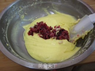 【cranberry Milk Flavored Condensed Custard Cake】 recipe