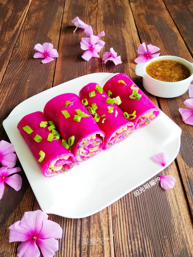 Pitaya and Shrimp Intestines recipe