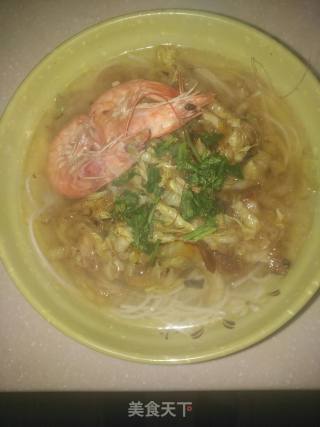 Seafood Clear Noodle Soup recipe