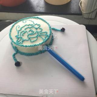 #柏翠大赛# [blue and White Porcelain Rattle] Hand-painted Mousse Cake recipe