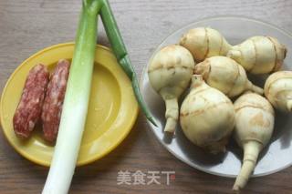 #辣味#sausage Grilled Mushrooms recipe