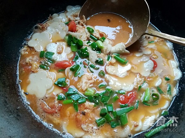 Small Persimmon Egg Noodle Soup recipe