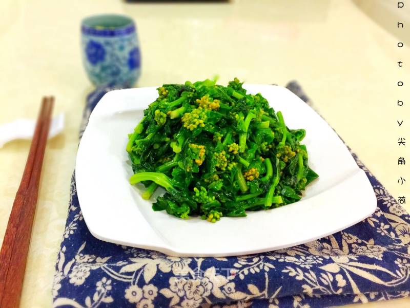 #春食野菜香#burning Cabbage Moss recipe