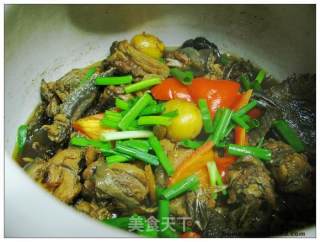 Large Plate of Delicious Local Black-bone Chicken recipe