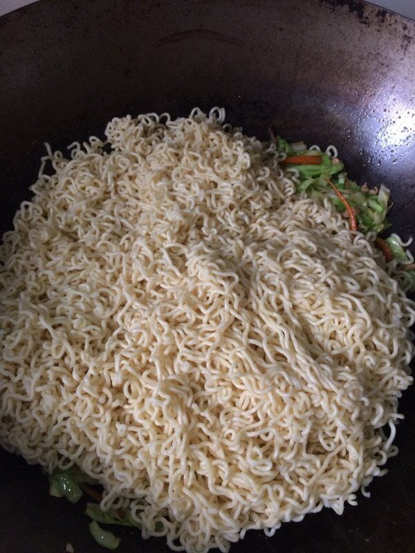 Fried Instant Noodles recipe