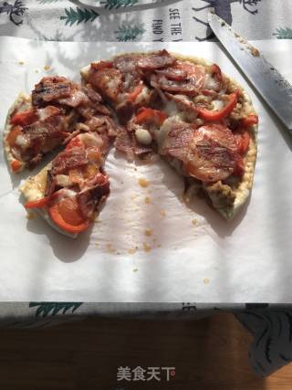 Bacon Chicken Thigh Pizza recipe