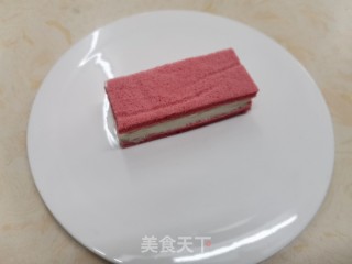 Strawberry Chiffon Ice Cream Cream Cake Kuaishou Cake recipe