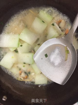 Scallop Meat Roasted Winter Melon recipe