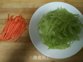 #trust之美# Stir-fried Shredded Lettuce recipe