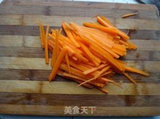 Stir-fried Carrots with Spinach recipe