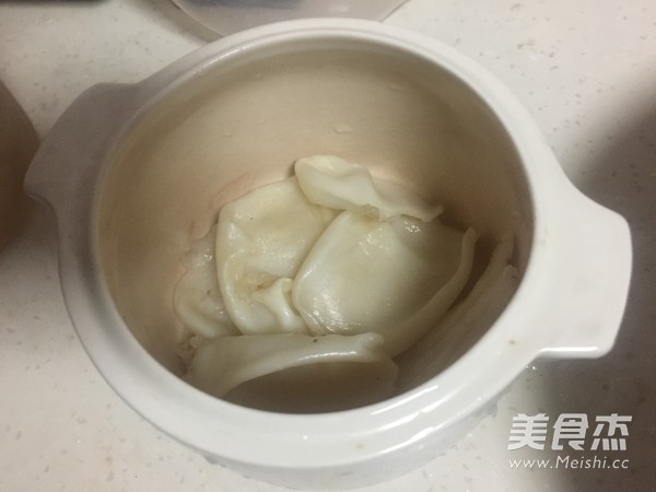 Milk Stewed Flower Gum recipe