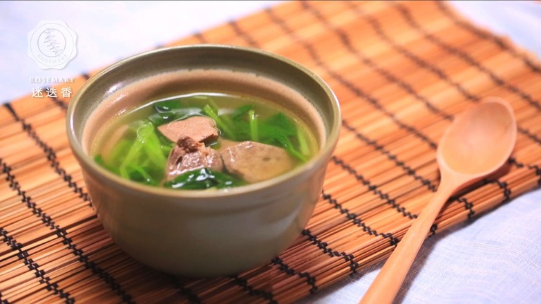 Vegetable and Pork Liver Soup recipe