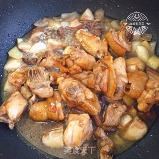 Stewed Chicken with Mushrooms recipe