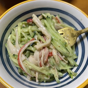 Long Live Sushi-cucumber Crab Salad recipe