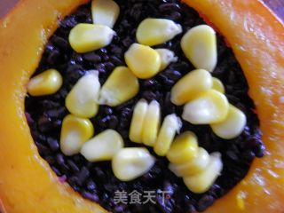 【kaifeng】purple Rice Pumpkin Cup recipe