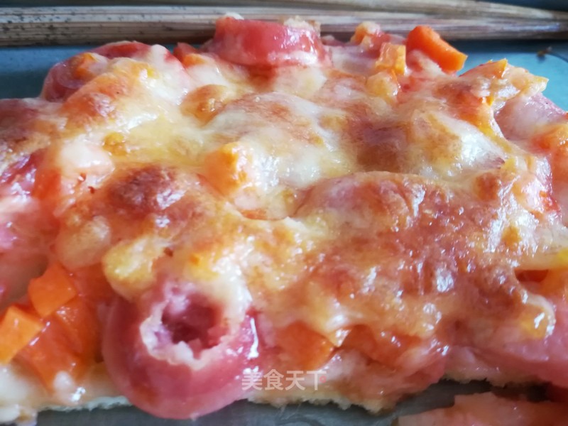 Carrot Sausage Pizza