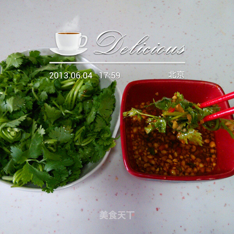 Coriander recipe