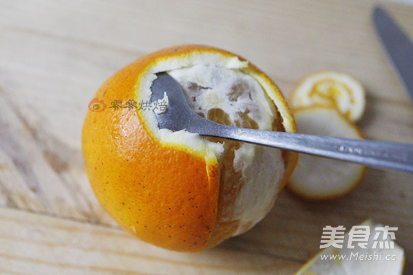 Candied Orange Peel + Peeled Orange recipe