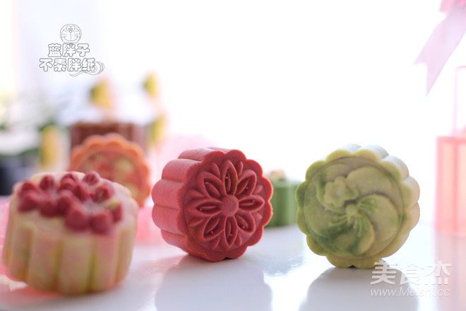 Super High-value Peach Mountain Skin Mooncakes recipe