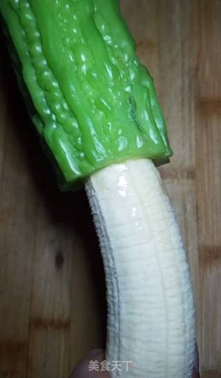 Honey Banana Bitter Gourd recipe