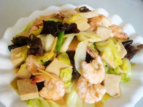 Seafood Tofu Cabbage recipe