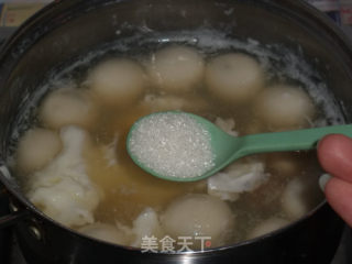 Longan Glutinous Rice Balls with Egg recipe