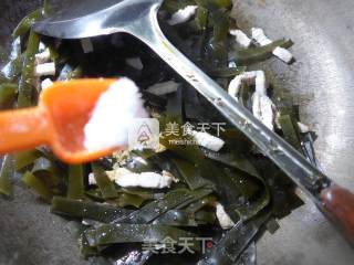 Stir-fried Pork Belly with Seaweed recipe