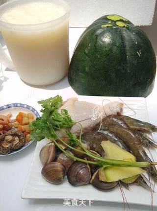 Seafood Winter Melon Cup recipe