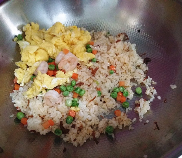 Fried Rice with Mixed Vegetables and Eggs in Xo Sauce recipe