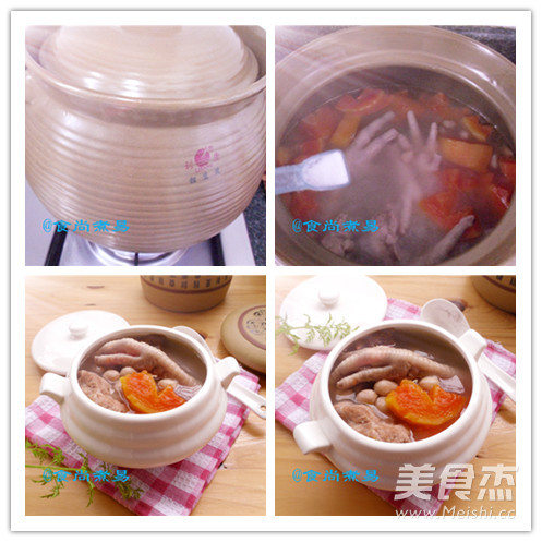 Chicken Feet Pork Bone Papaya Soup recipe