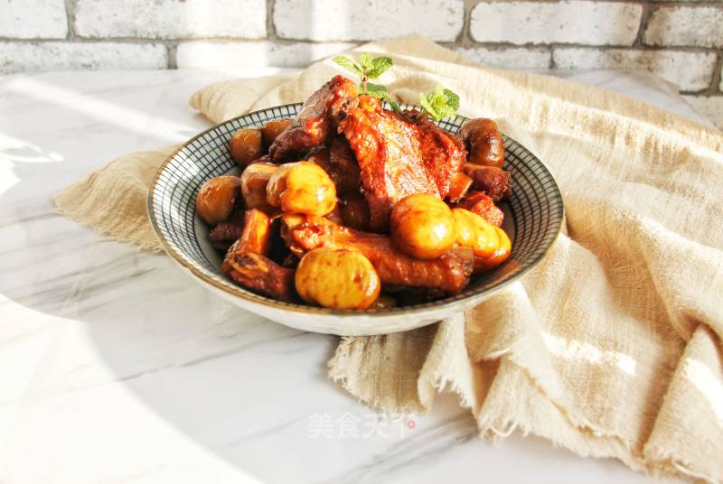 【shandong】chinese Chestnut Roasted Ribs recipe