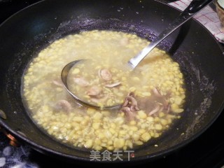 Shrimp Flavored Corn Soup recipe