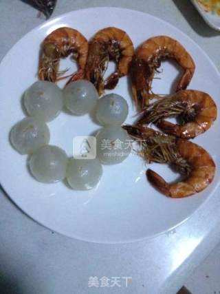 Stir-fried South American Shrimp with Lychee Sauce recipe