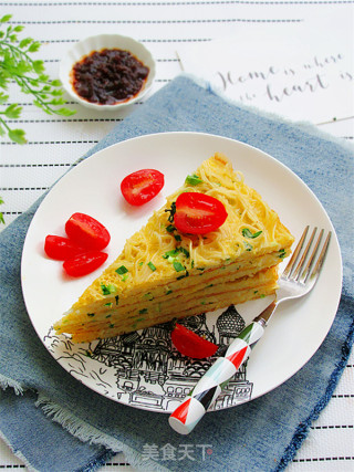 Noodle Omelette recipe