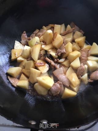 Potatoes and Pork Stewed Vermicelli recipe