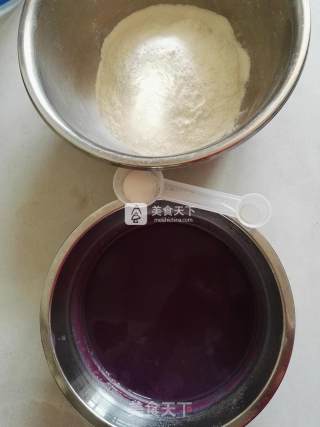 #aca三届烤明星大赛#hand Made Purple Sweet Potato Noodles recipe