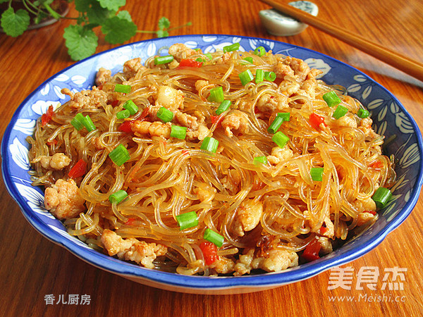 Stir-fried Vermicelli with Minced Meat recipe