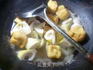 Braised Bamboo Shoots with Tofu in Oil recipe