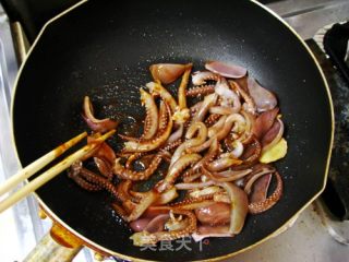 Green Pepper Squid recipe