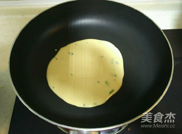 Scallion Milk Omelette recipe