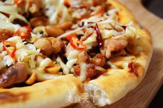 [diy New Orleans Barbecue Pizza]: Chinese Flavor-spicy Chicken Pizza recipe