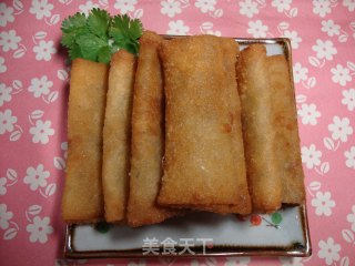 Bean Dregs and Local Vegetable Spring Rolls recipe