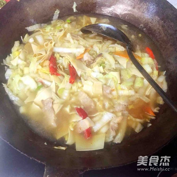 Northeast Famous Dish--chinese Cabbage Dried Tofu Pork Belly recipe