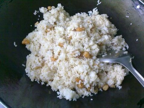 Pumpkin and Shrimp Fried Rice recipe