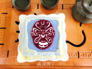 #aca Fourth Session Baking Contest# Makes Erotic Huai Jing Opera Mask Mousse Cake recipe