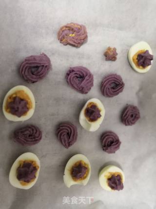 Egg Salad Purple Sweet Potato Cookies recipe