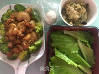 Grilled Cuttlefish Bento recipe