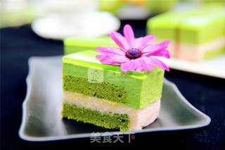 Matcha Chocolate Mousse Cake recipe