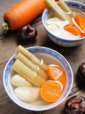 Carrot, Horseshoe, Bamboo Cane Water recipe